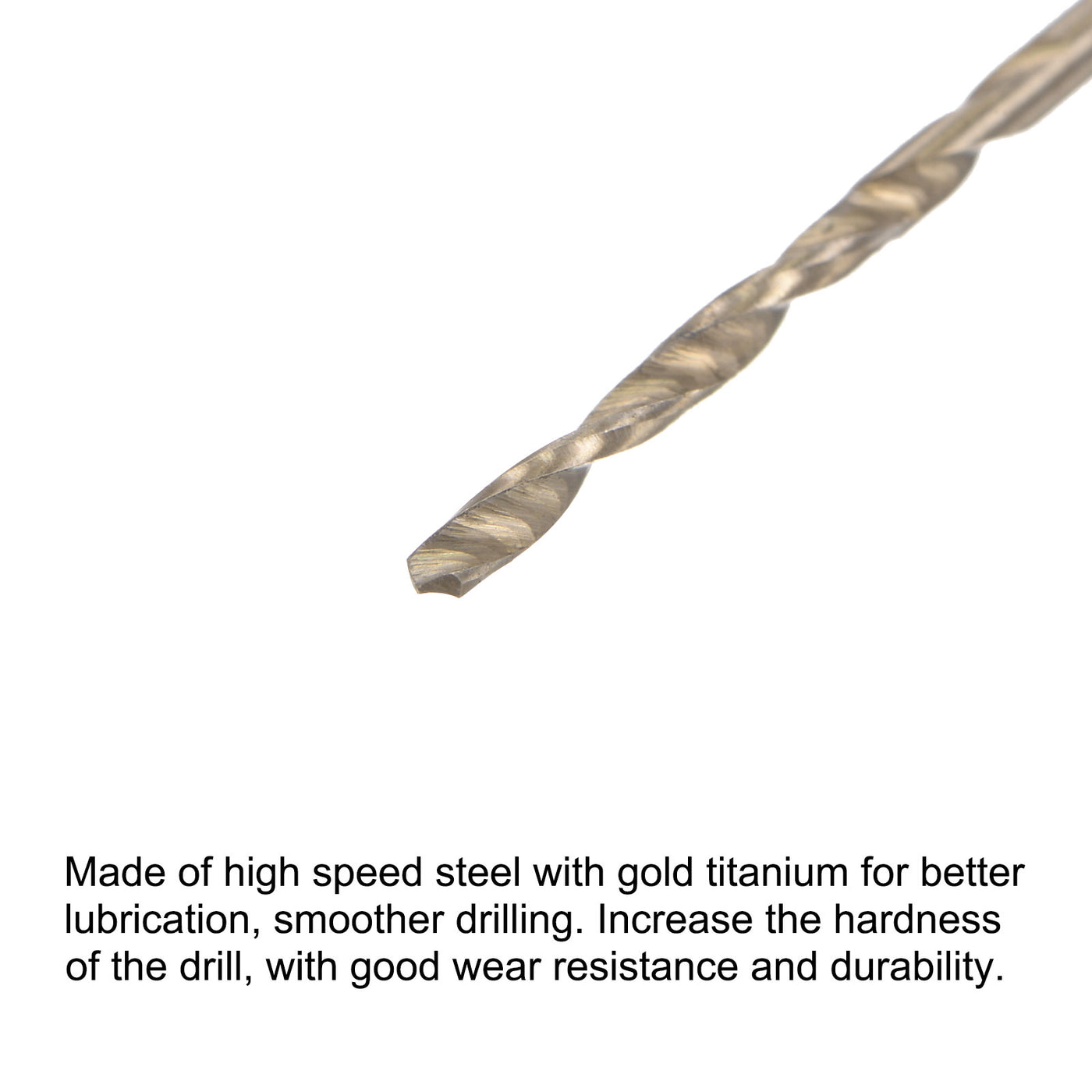 Uxcell Uxcell 2.5mm High Speed Steel Twist Drill Bit with Hex Shank 75mm Length