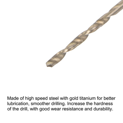 Harfington Uxcell 1.5mm High Speed Steel Twist Drill Bit with Hex Shank 60mm Length