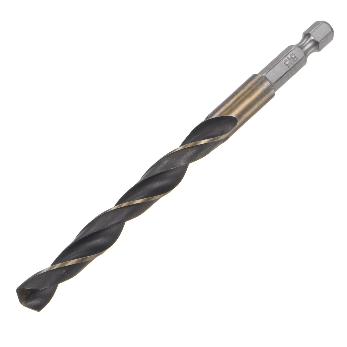 uxcell Uxcell 8.5mm High Speed Steel Twist Drill Bit with Hex Shank 117mm Length