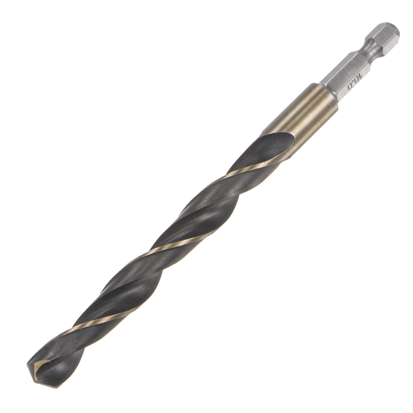 uxcell Uxcell 10mm High Speed Steel Twist Drill Bit with Hex Shank 132mm Length