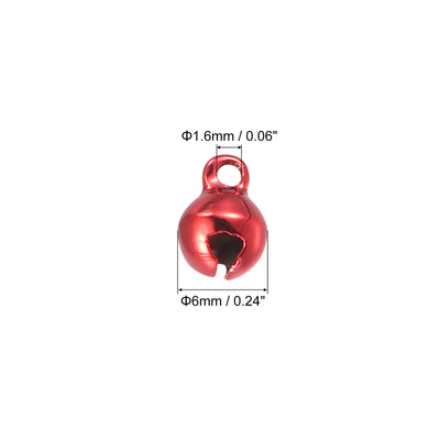 Harfington Uxcell Jingle Bells, 8mm 240pcs Small Bells for Craft DIY Christmas, Green