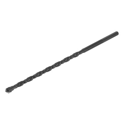 uxcell Uxcell Masonry Drill Bit Carbide Tip Spiral Rotary Tool, 6mm Cutting Dia (Black)