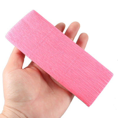 Harfington Crepe Paper Roll Decoration 8.2ft Long 5.9 Inch Wide, Pink Pack of 5