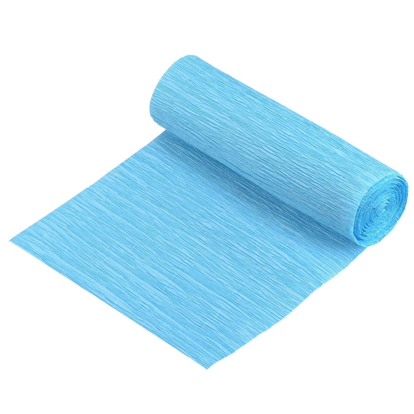 Harfington Crepe Paper Roll Decoration 8.2ft Long 5.9 Inch Wide, Blue Pack of 5
