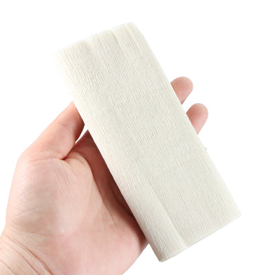 Harfington Crepe Paper Roll Decoration 8.2ft Long 5.9 Inch Wide, Beige Pack of 5