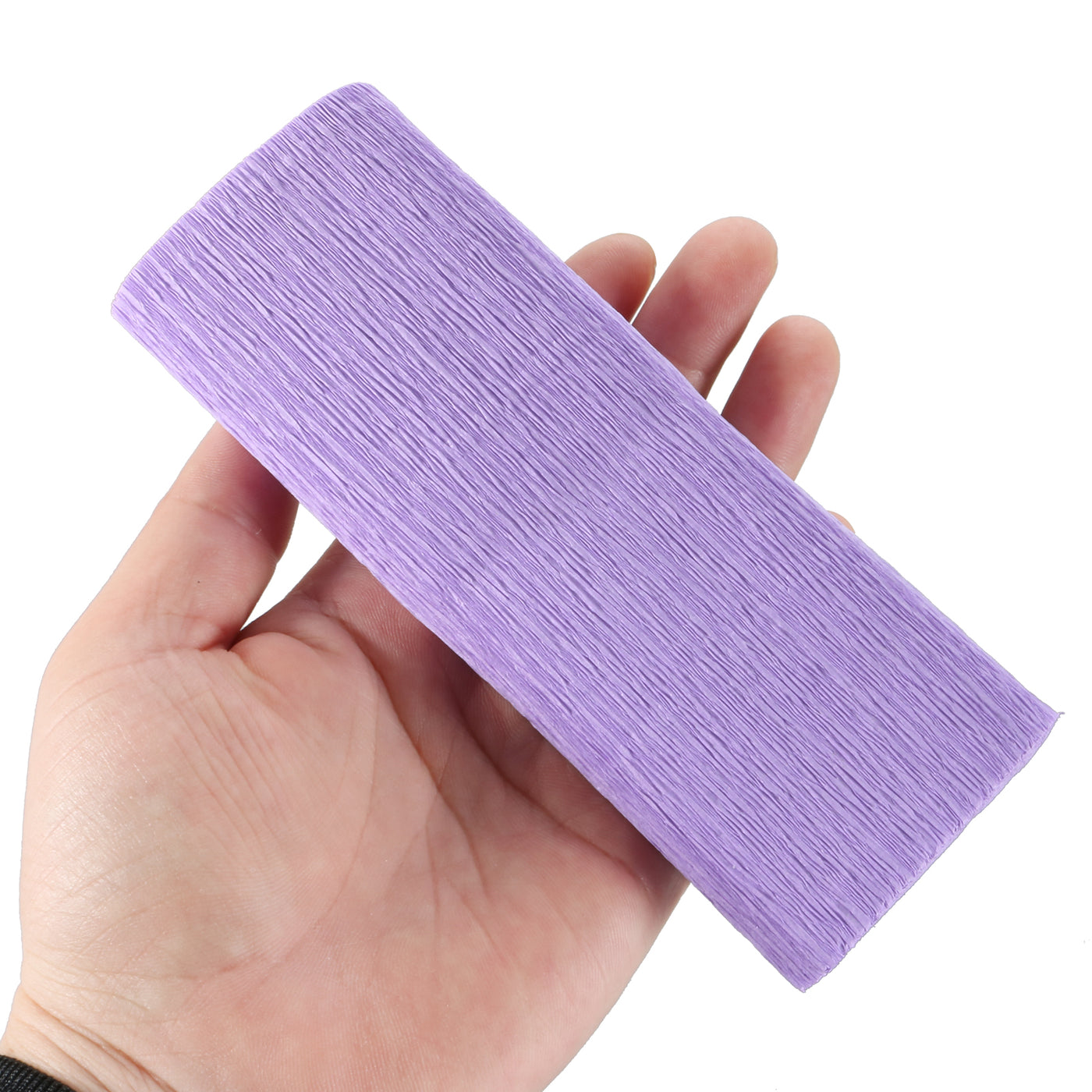 Harfington Crepe Paper Roll Decoration 8.2ft Long 5.9 Inch Wide, Light Purple Pack of 5