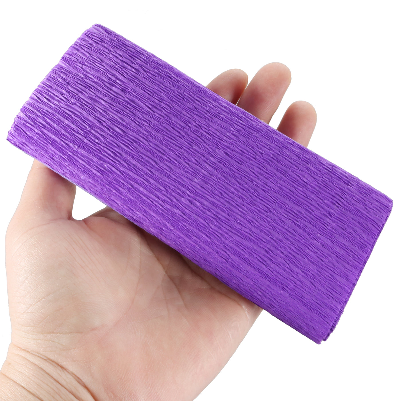 Harfington Crepe Paper Roll Decoration 8.2ft Long 5.9 Inch Wide, Dark Purple Pack of 3
