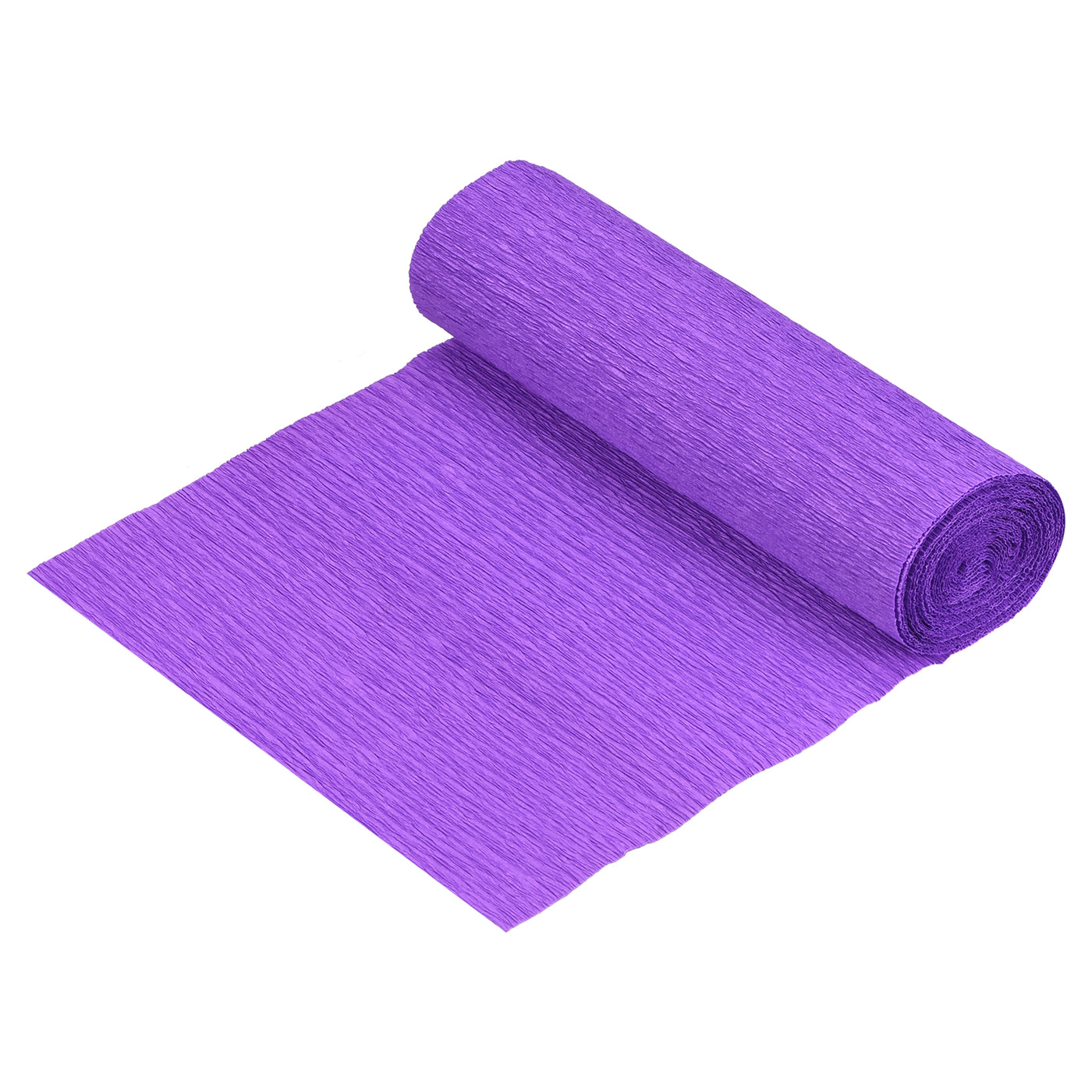 Harfington Crepe Paper Roll Decoration 8.2ft Long 5.9 Inch Wide, Dark Purple Pack of 3