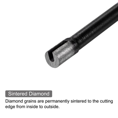 Harfington Uxcell Hex Shank Sintered Diamond Core Drill Bits for Masonry Stone