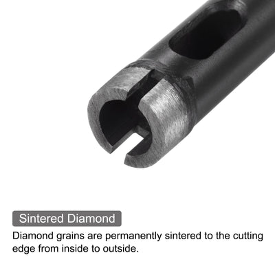 Harfington Uxcell Hex Shank Sintered Diamond Core Drill Bits for Masonry Stone Marble