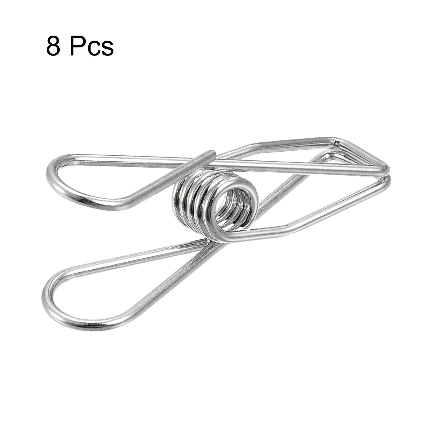 uxcell Uxcell Tablecloth Clips, 32mm Carbon Steel Clamps for Fixing Table Cloth, Silver 8 Pcs