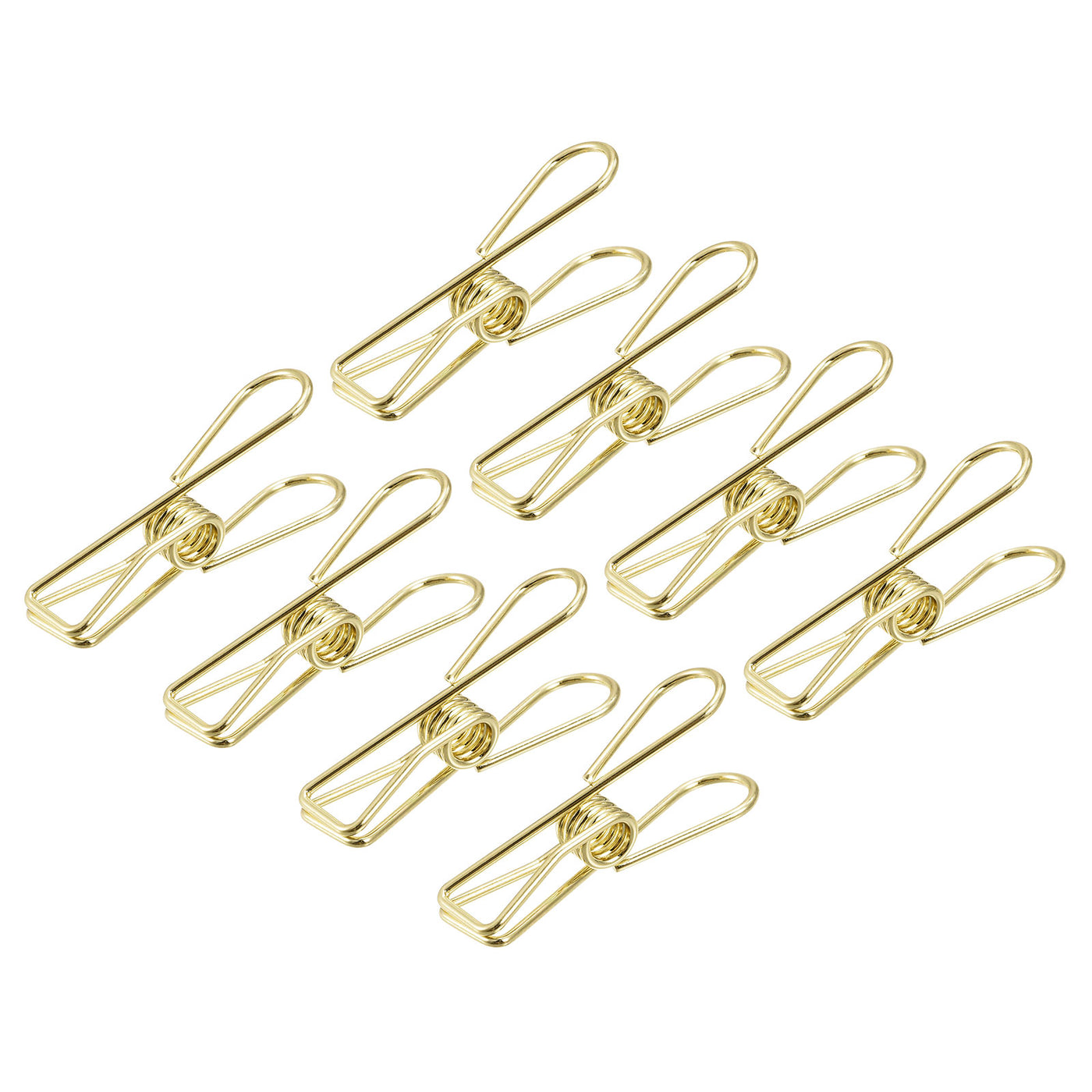 uxcell Uxcell Tablecloth Clips, 32mm Carbon Steel Clamps for Fixing Table Cloth, Gold 16 Pcs