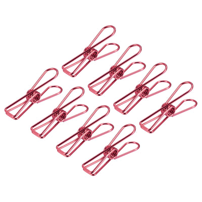 Harfington Uxcell Tablecloth Clips, 32mm Carbon Steel Clamps for Fixing Table Cloth, Red 16 Pcs