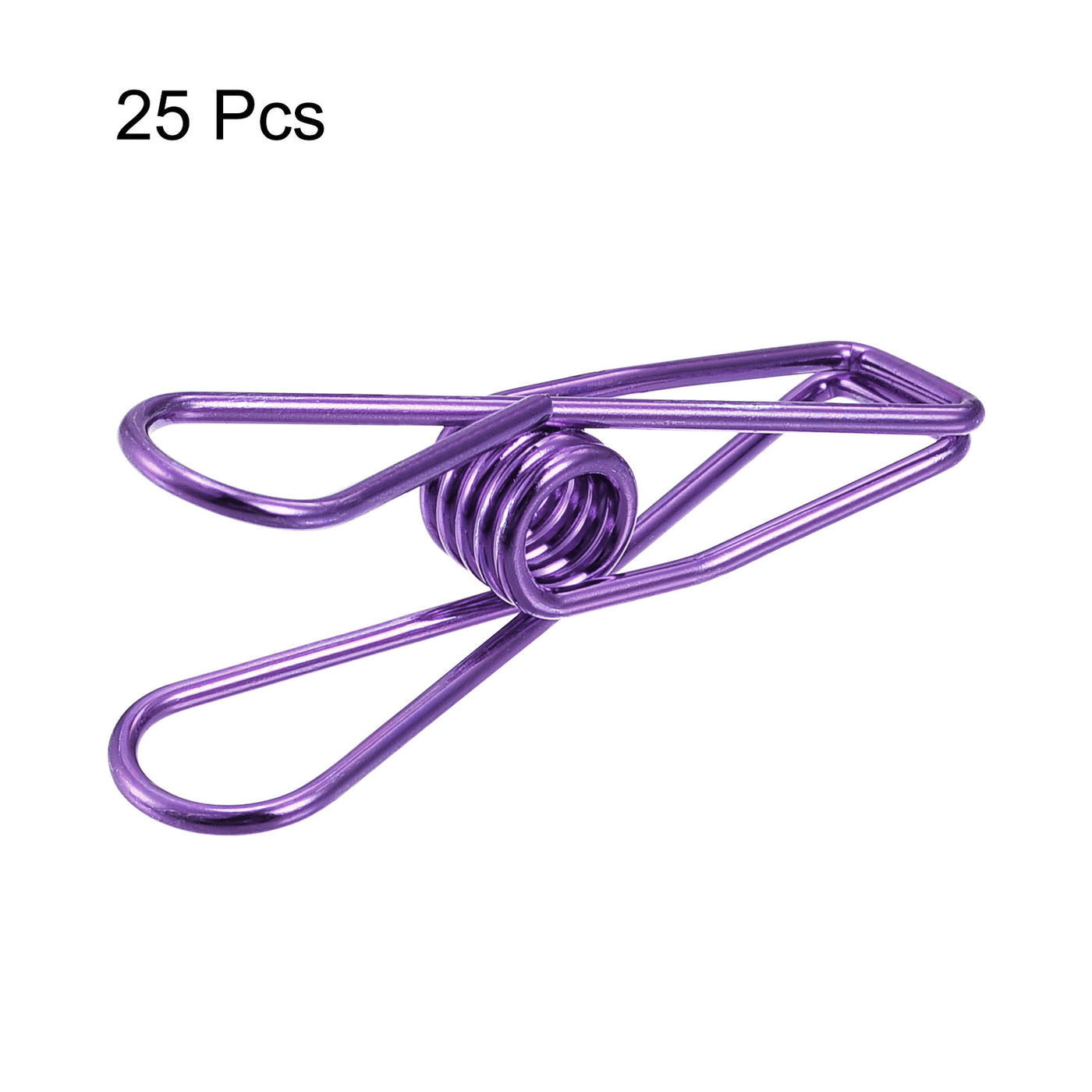 uxcell Uxcell Tablecloth Clips, 32mm Carbon Steel Clamps for Fixing Table Cloth, Purple 25 Pcs
