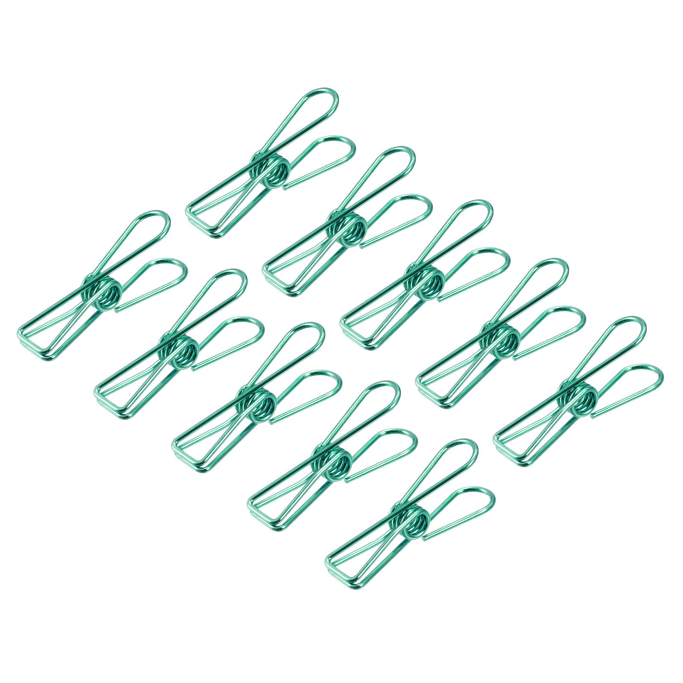 uxcell Uxcell Tablecloth Clips, 32mm Carbon Steel Clamps for Fixing Table Cloth, Green 25 Pcs