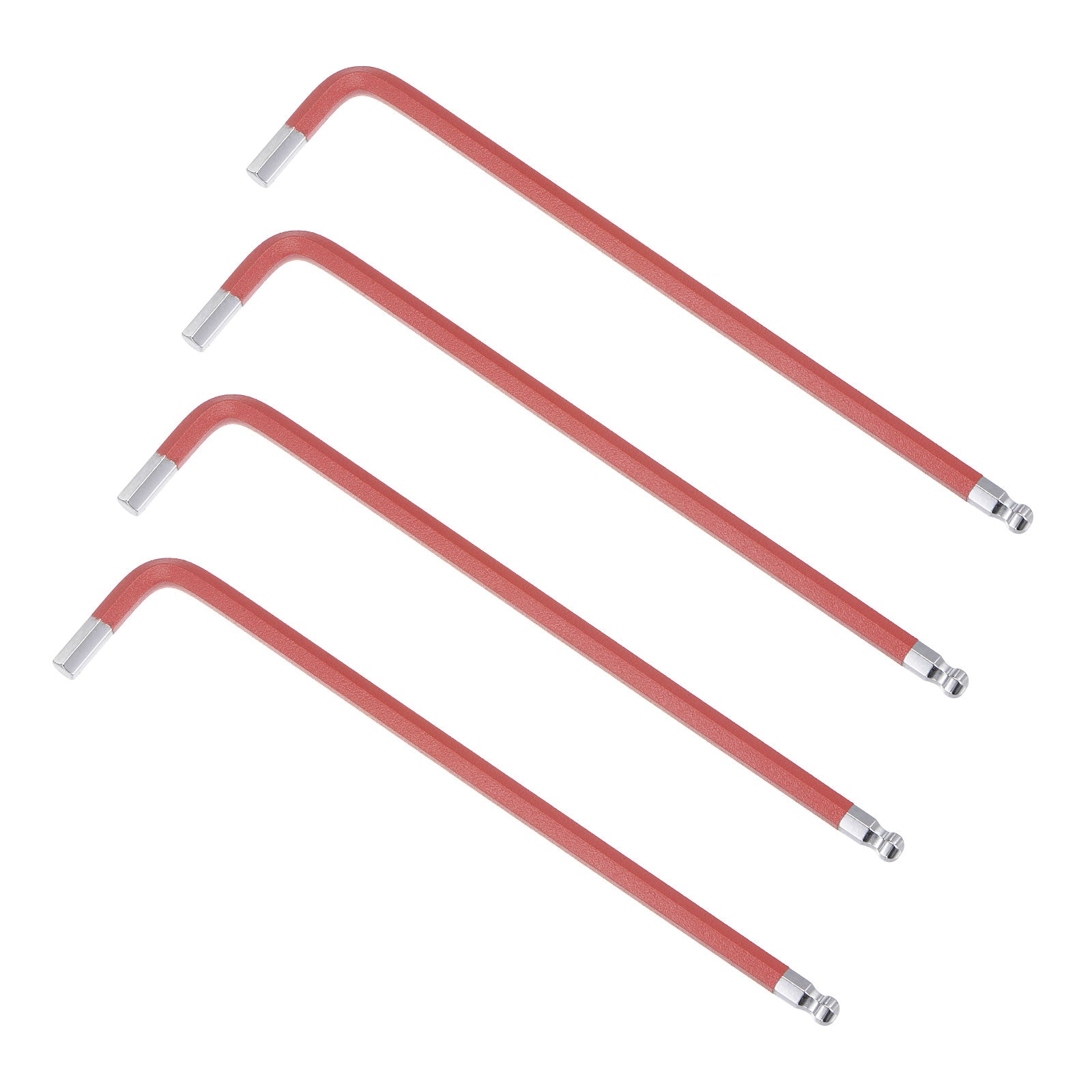Uxcell 6mm Ball End Hex Key Wrench, L Shaped Long Arm S2 Steel ...