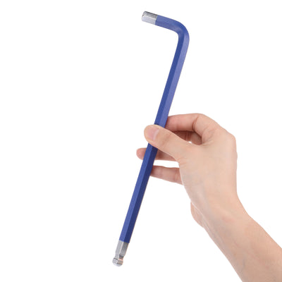 Harfington Ball End Hex Key Wrench, L Shaped Long Arm S2 Steel Repairing Tool