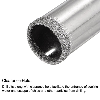 Harfington Uxcell 20mm Diamond Core Drill Bit Hole Saw for Glass Porcelain Tile Zinc Plated