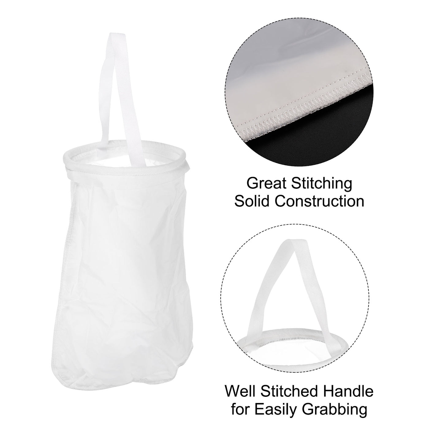 uxcell Uxcell Paint Filter Bag 450 Mesh (16.9"x7") Nylon Strainer for Filtering Paint