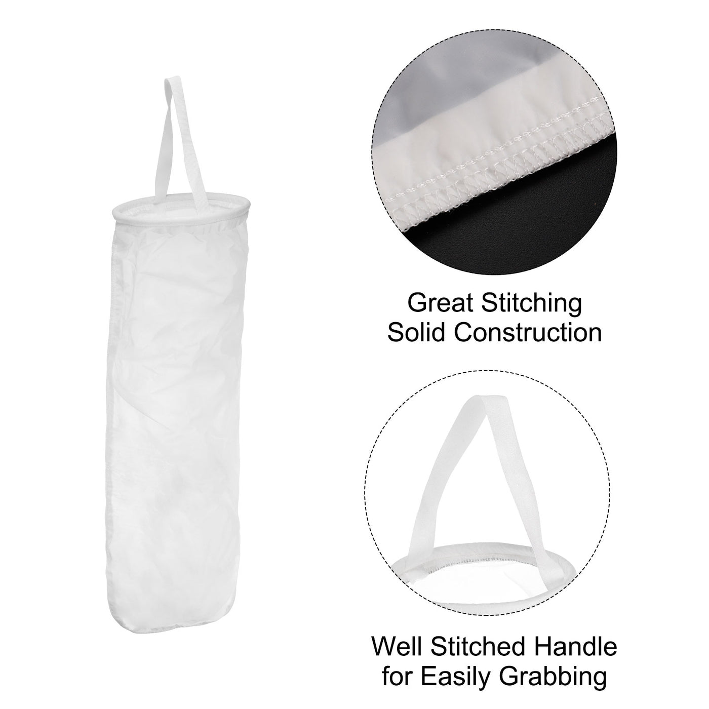 uxcell Uxcell Paint Filter Bag 300 Mesh (31.9"x7") Nylon Strainer for Filtering Paint