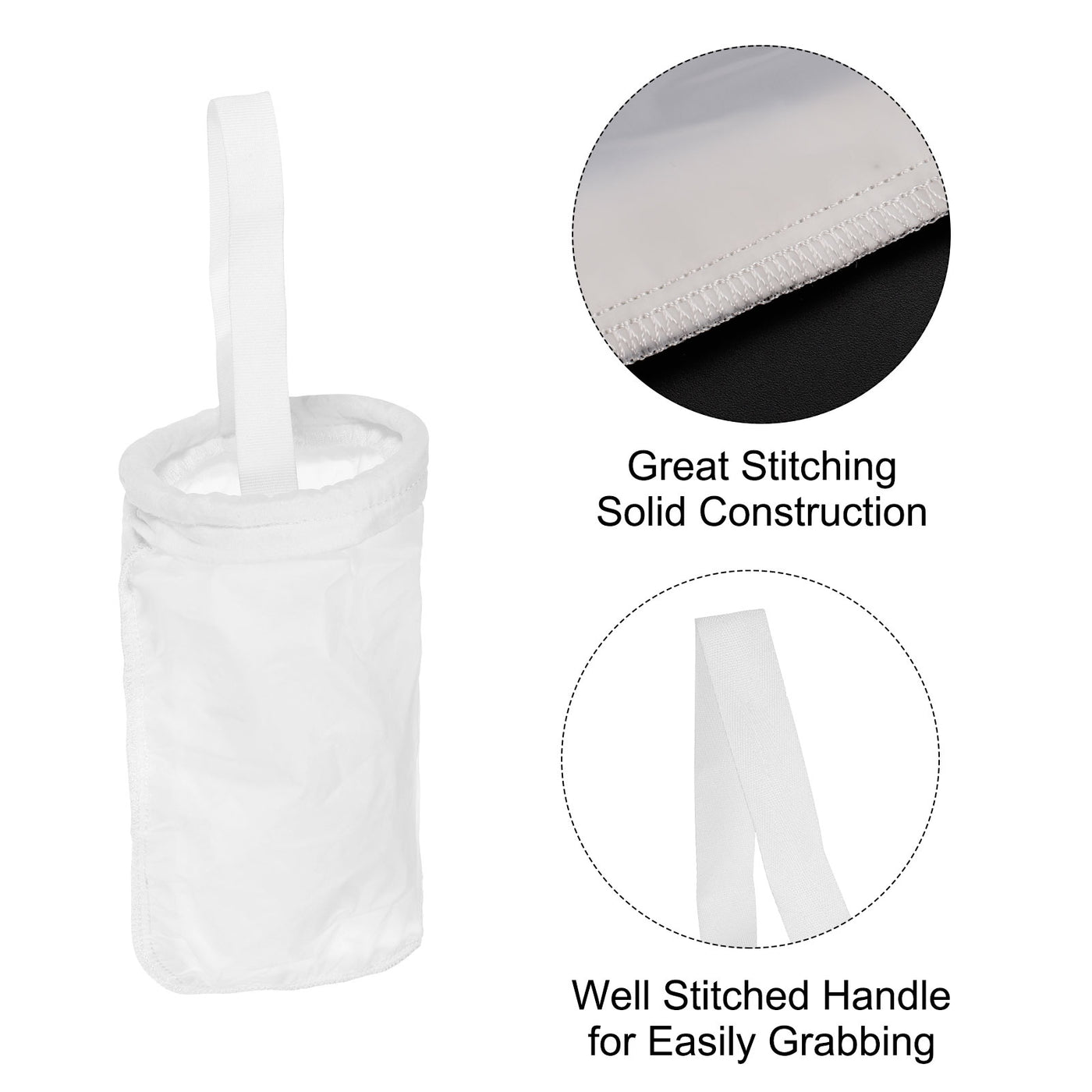 uxcell Uxcell Paint Filter Bag 450 Mesh (9.1"x4.1") Nylon Strainer for Filtering Paint
