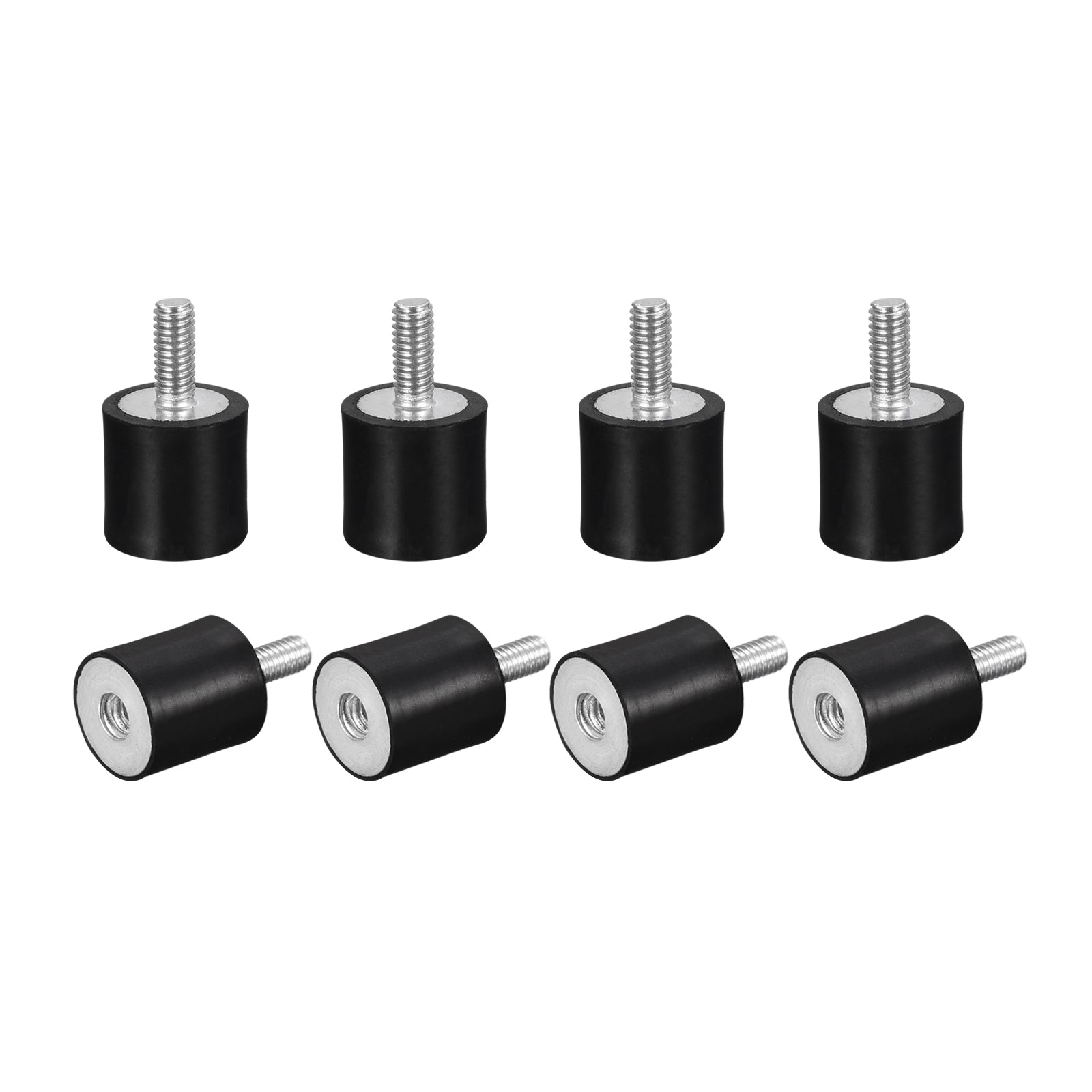 Uxcell Rubber Mounts 8pcs M4 Male/Female Vibration Isolator Shock ...