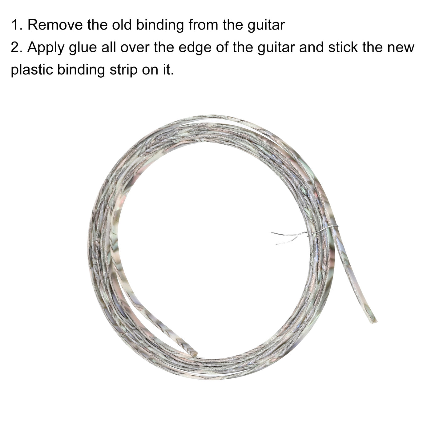 Harfington Plastic Binding Purfling Strip 1650x3x1.5mm for Guitar Blue Green Pink