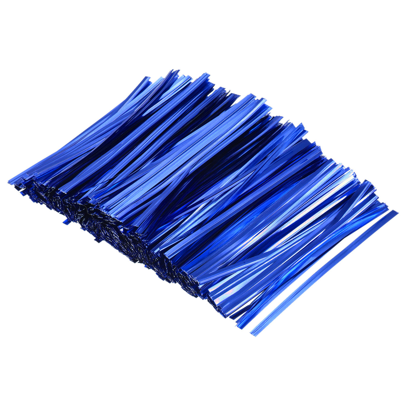 Harfington Foil Twist Ties 4" Plastic Closure Tie for Bread, Candy Blue 750pcs