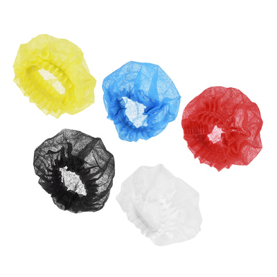 Harfington Disposable Microphone Cover Mic Windscreen Covers Non-Woven White/Black/Blue/Red/Yellow, Pack of 120