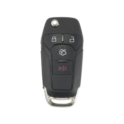 X AUTOHAUX 315MHz N5F-A08TAA Replacement Smart Proximity Keyless Entry Remote Key Fob for Ford Fusion 2013 2014 2015 2016 4 Buttons with Door Key 49 Chip