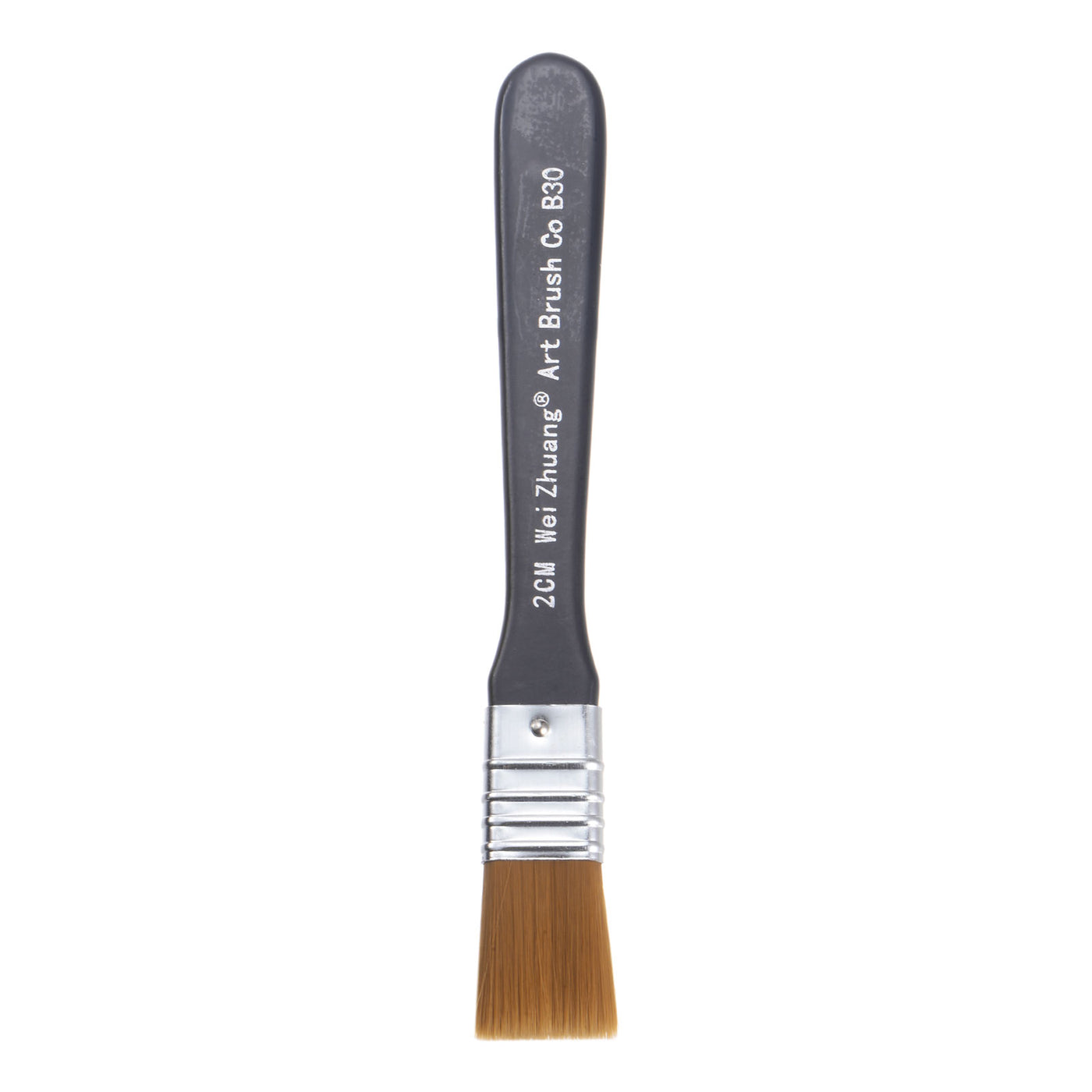 uxcell Uxcell 0.8" Width Small Paint Brush Nylon Bristle with Wood Handle Painting Tool