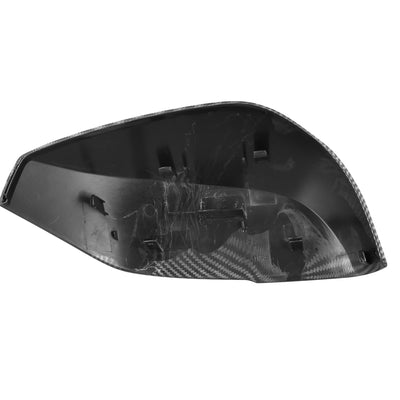 Harfington Pair Car Exterior Rear View Mirror Covers Cap Replacement for Infiniti Q50 Q60 Q70 QX30 2014-2021 Carbon Fiber Pattern