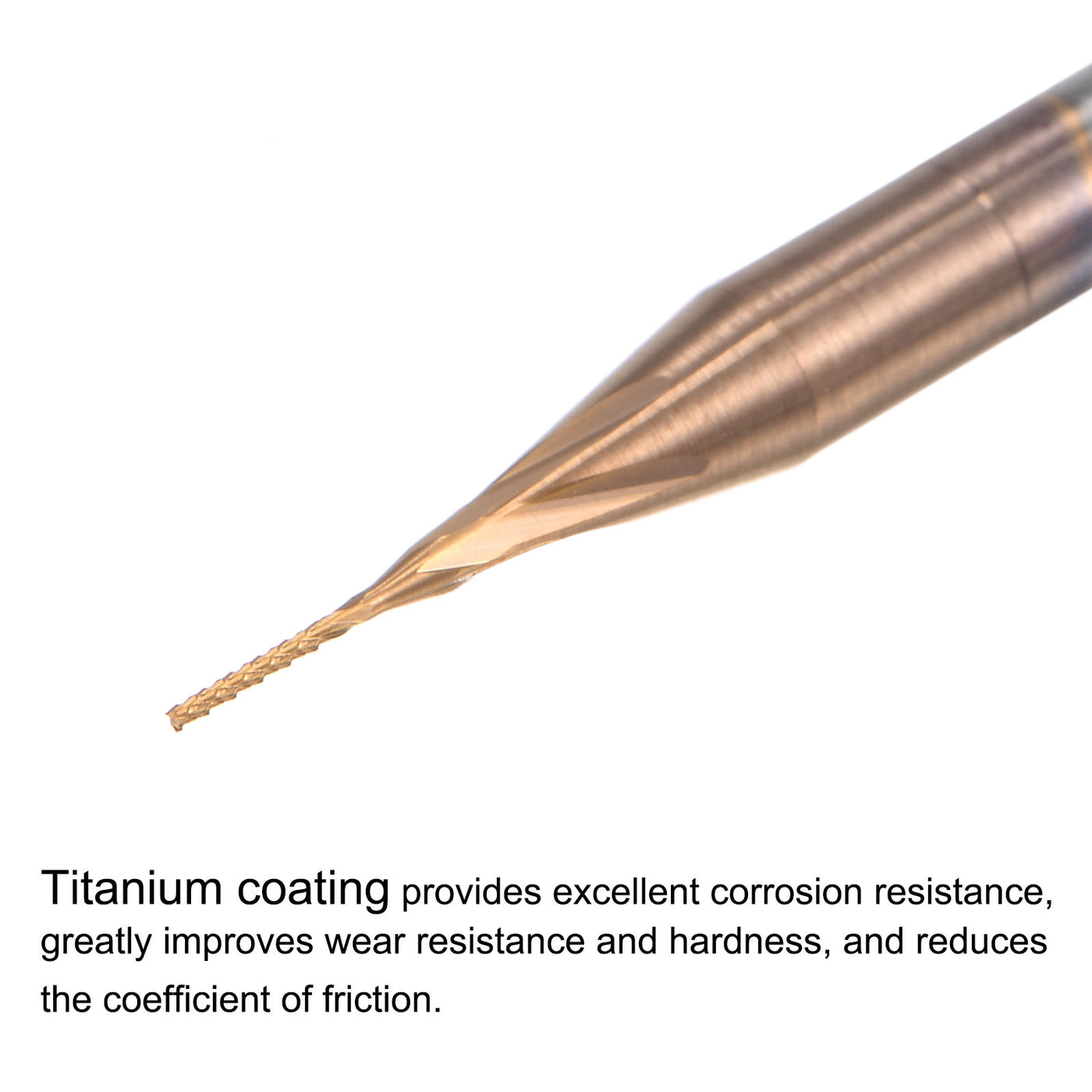 Harfington Titanium Coated Carbide End Mill Router Bits