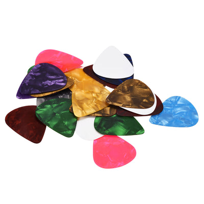 Harfington Guitar Picks Guitar Accessories 0.46mm Thickness Multi-Color Pack of 24