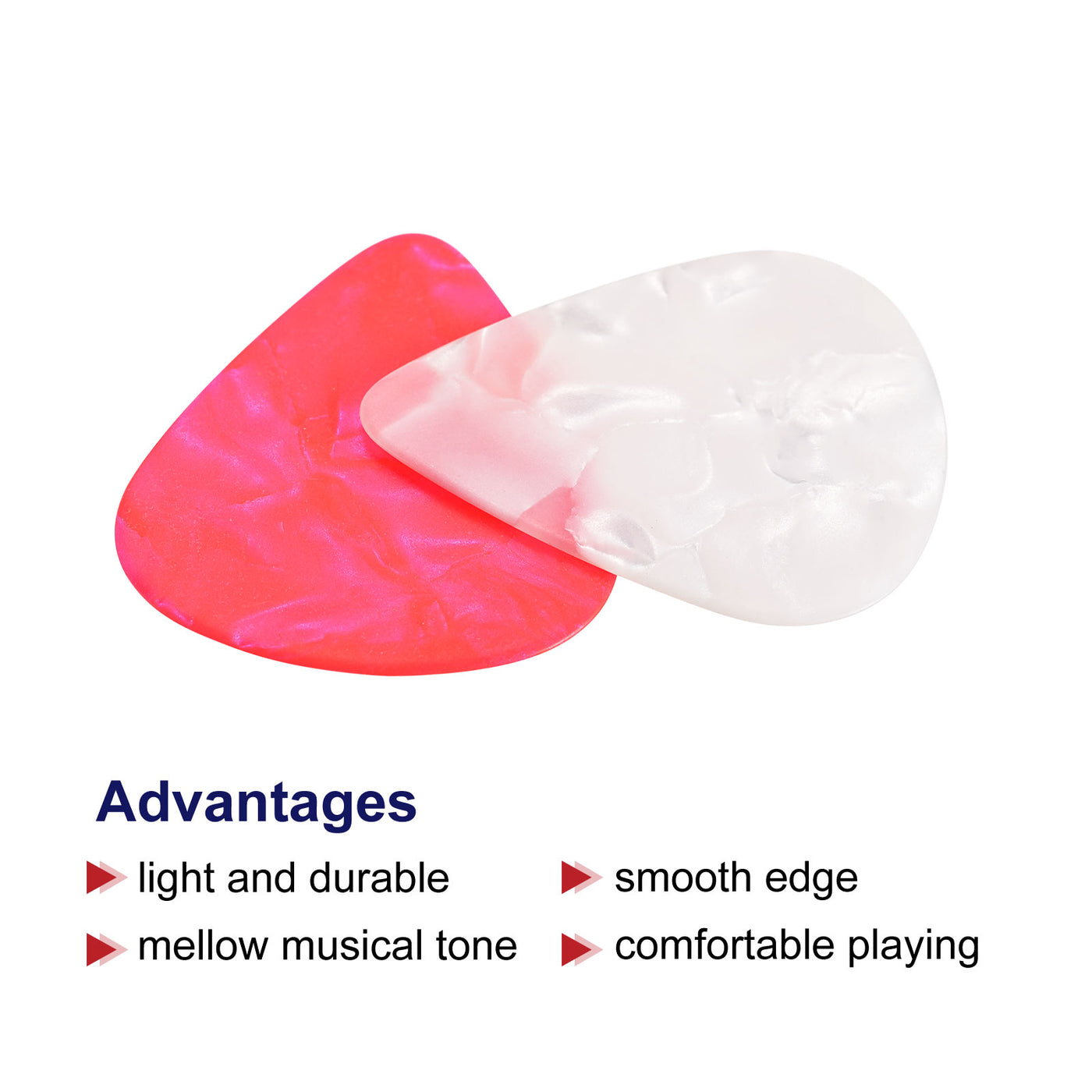 Harfington Guitar Picks Guitar Accessories 0.96mm Thickness Multi-Color Pack of 100