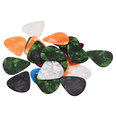 Harfington Guitar Picks Guitar Accessories 1.2mm Thickness Multi-Color Pack of 24