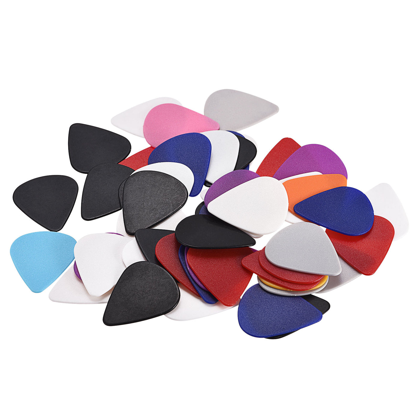 Harfington Guitar Picks Guitar Accessory 1mm Thickness Multi-Color Pack of 50