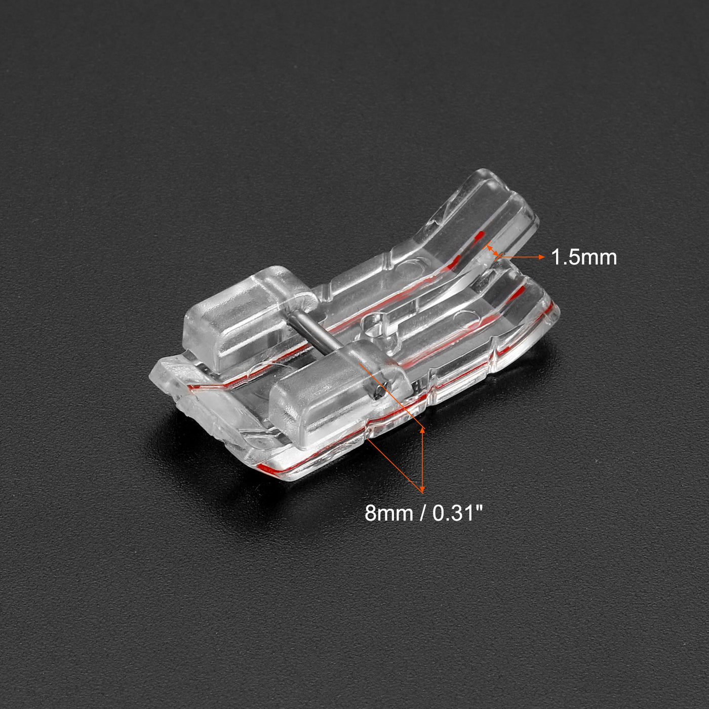 uxcell Uxcell Straight Stitch Foot Sewing Machine Foot Plastic Presser Foot