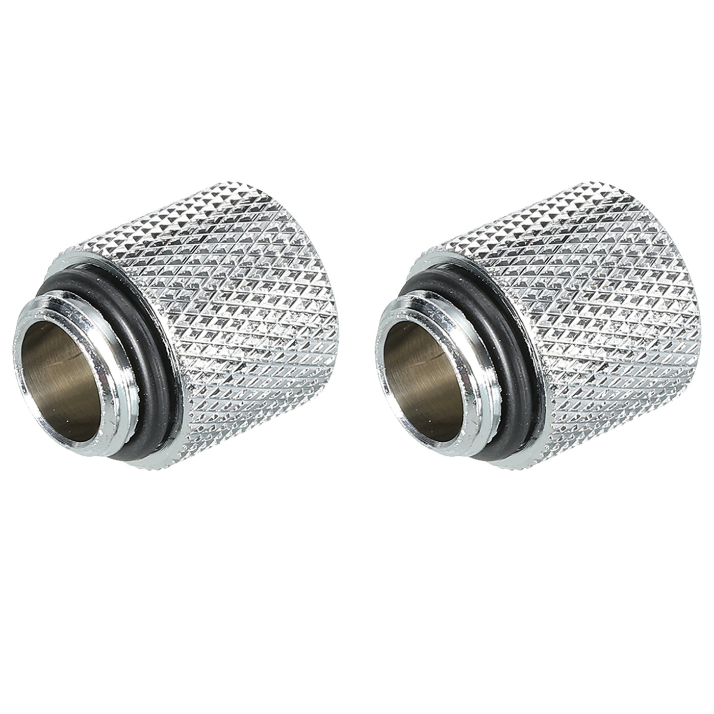 Harfington Male to Female Extender Fitting Silver G1/4 x 15mm Pack of 2