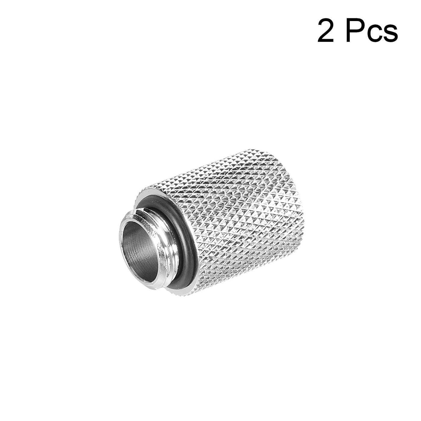 Harfington Male to Female Extender Fitting Silver G1/4 x 20mm Pack of 2