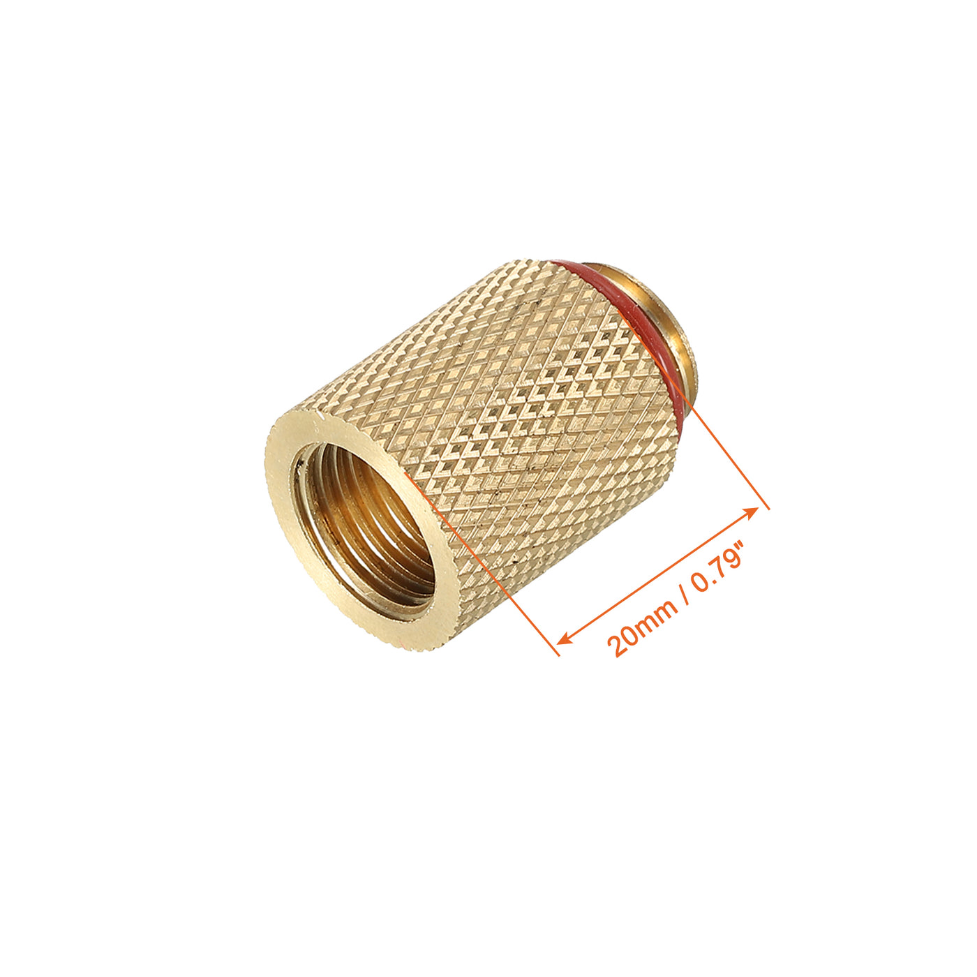 Harfington Male to Female Extender Fitting Brass G1/4 x 20mm Pack of 1