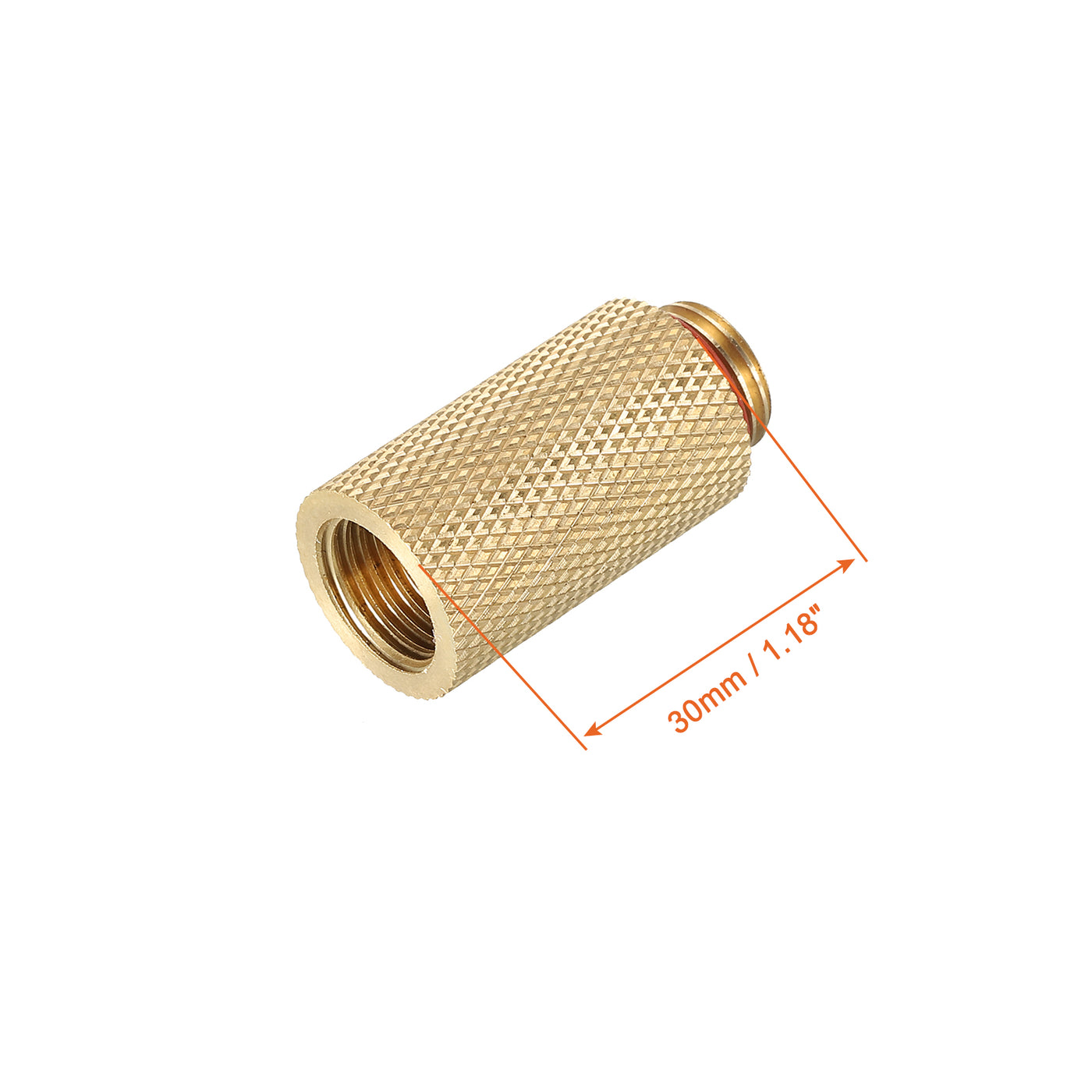 Harfington Male to Female Extender Fitting Brass G1/4 x 30mm Pack of 1