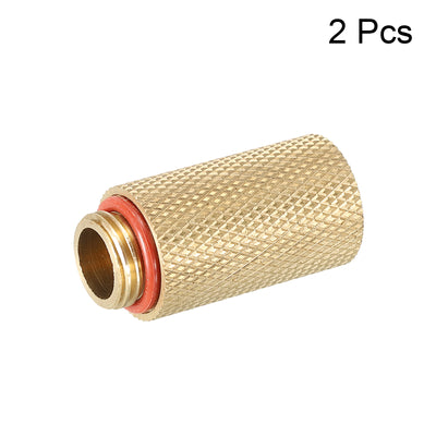 Harfington Male to Female Extender Fitting Brass G1/4 x 30mm Pack of 2