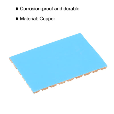 Harfington Copper Heatsink 40x26x1.5mm with Conductive Adhesive for Solid SSD Cooler