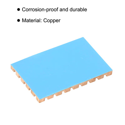 Harfington Copper Heatsink 40x26x3mm with Conductive Adhesive for Solid SSD Cooler