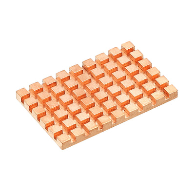 Harfington Copper Heatsink 40x26x3mm with Conductive Adhesive for Solid SSD Cooler