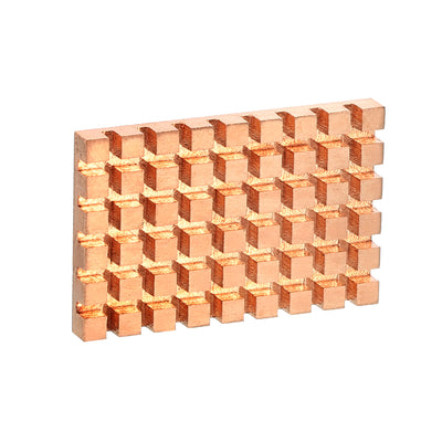 Harfington Copper Heatsink 40x26x4mm with Conductive Adhesive for Solid SSD Cooler