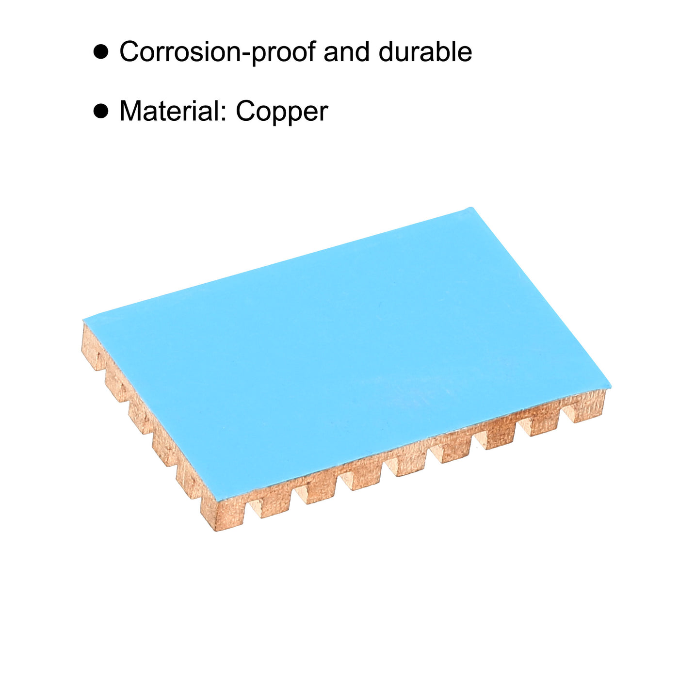 Harfington Copper Heatsink 40x26x4mm with Conductive Adhesive for Solid SSD Cooler