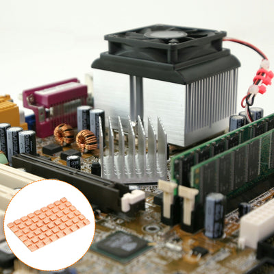 Harfington Copper Heatsink 40x26x1.5mm with Conductive Thermal Pads for Solid SSD Cooler