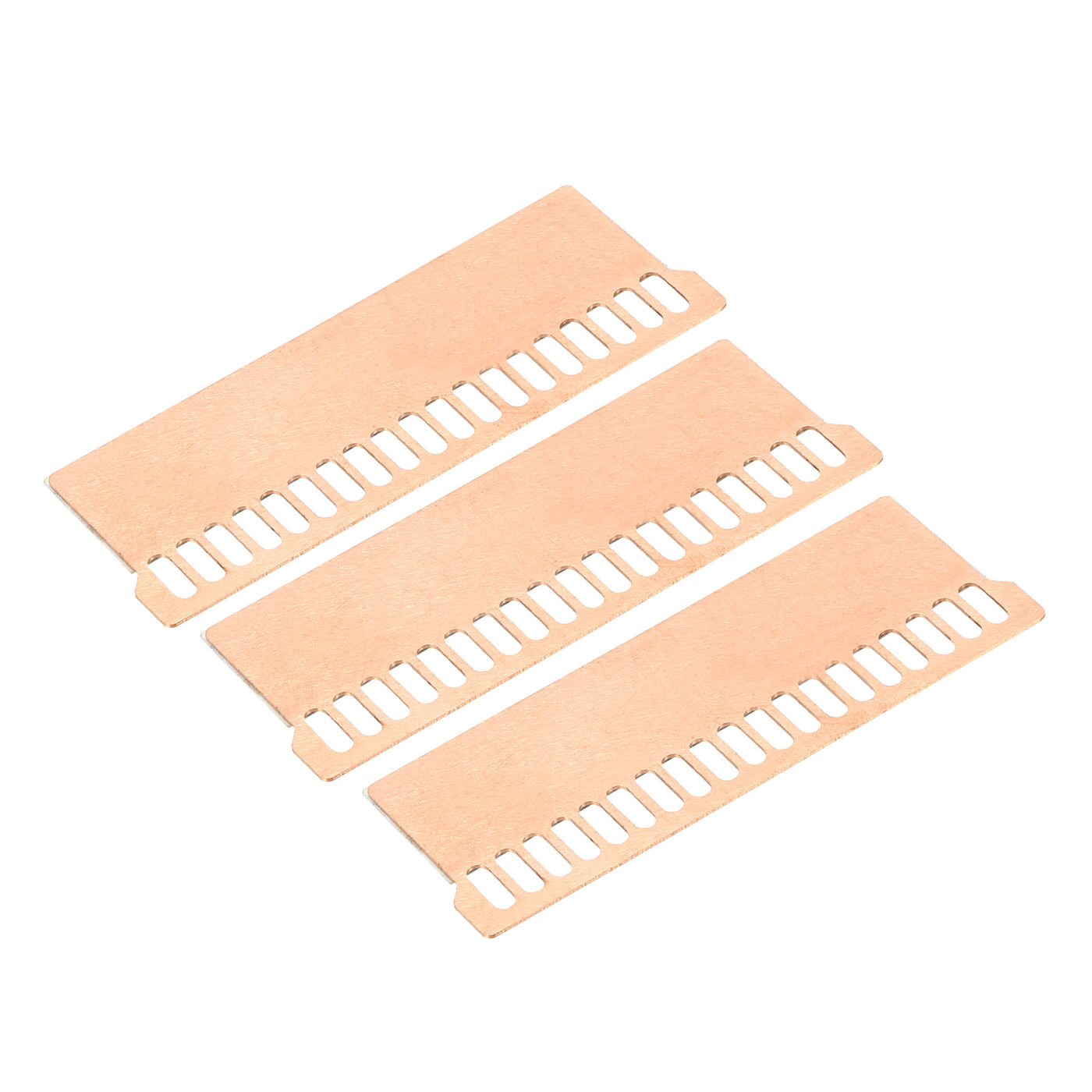 Harfington Copper Heatsink 63x23x0.5mm with Conductive Adhesive for RAM, Memory Cooler 3pcs